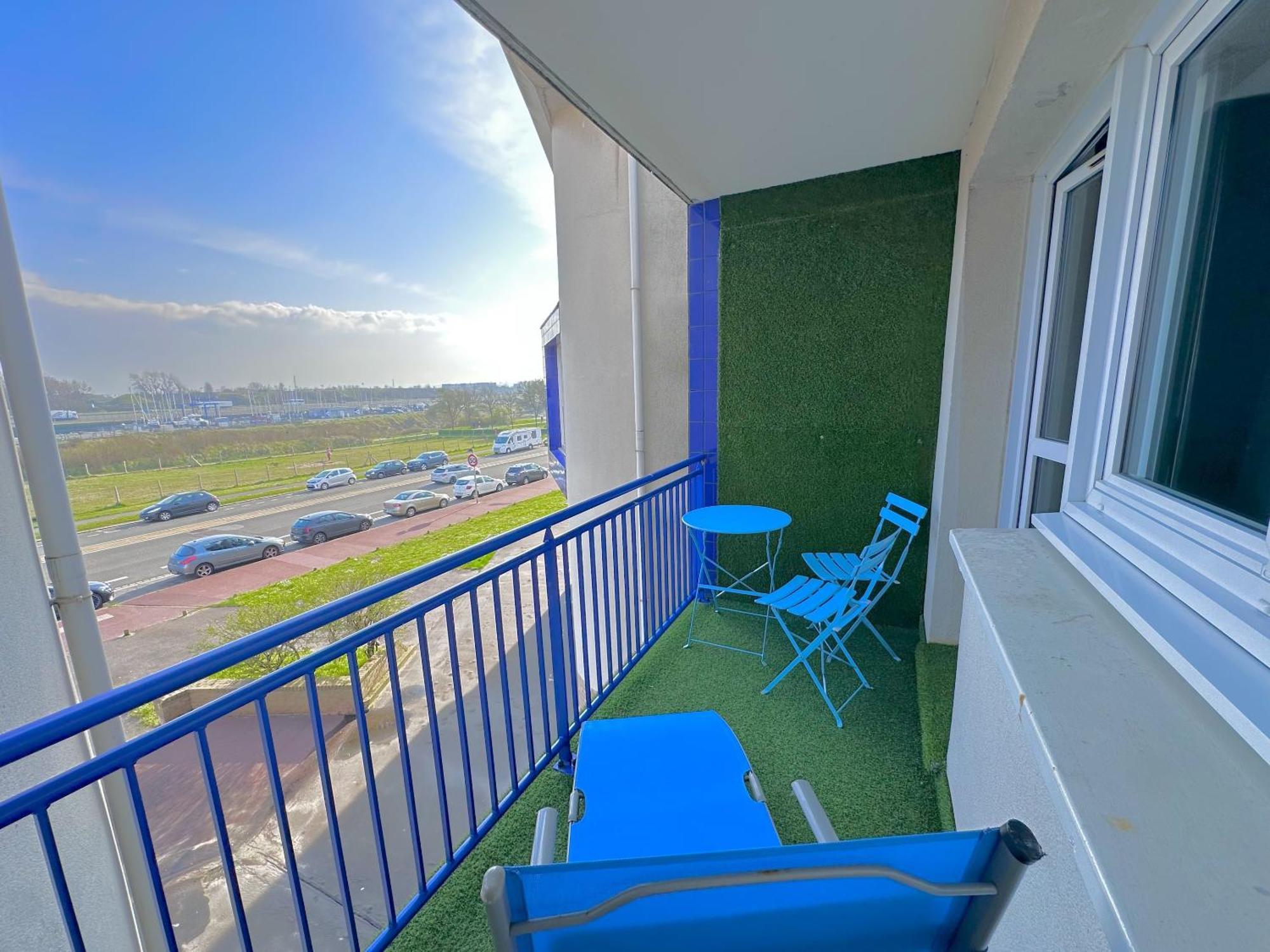 Appartement Luxe Vue Sur Mer Calais Plage 외부 사진